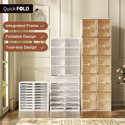 Antbox Shoe Organizer Storage Box
